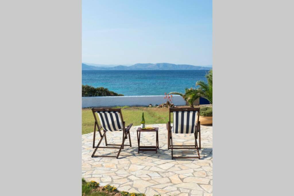 Palmaya Villa, Unique Seafront Experience Vagia  Eksteriør billede
